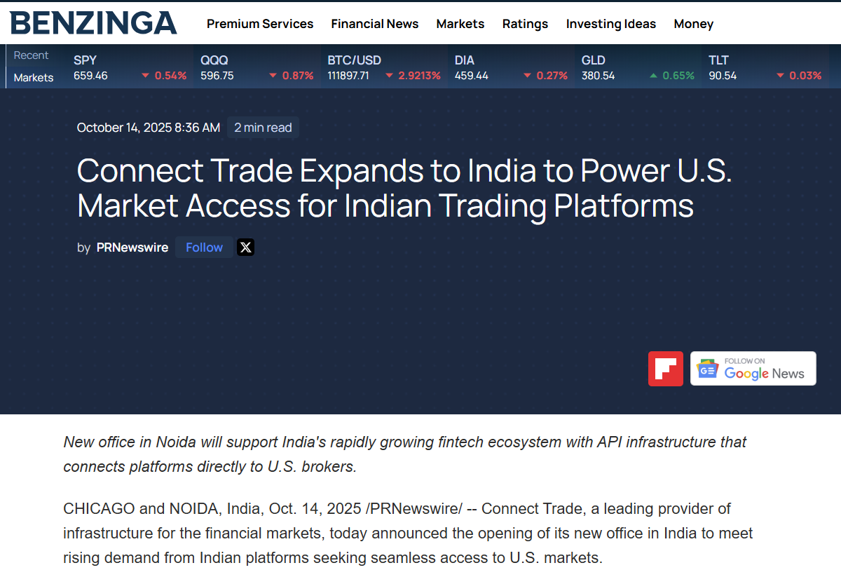 Huge thanks to our friends at Benzinga for covering our…